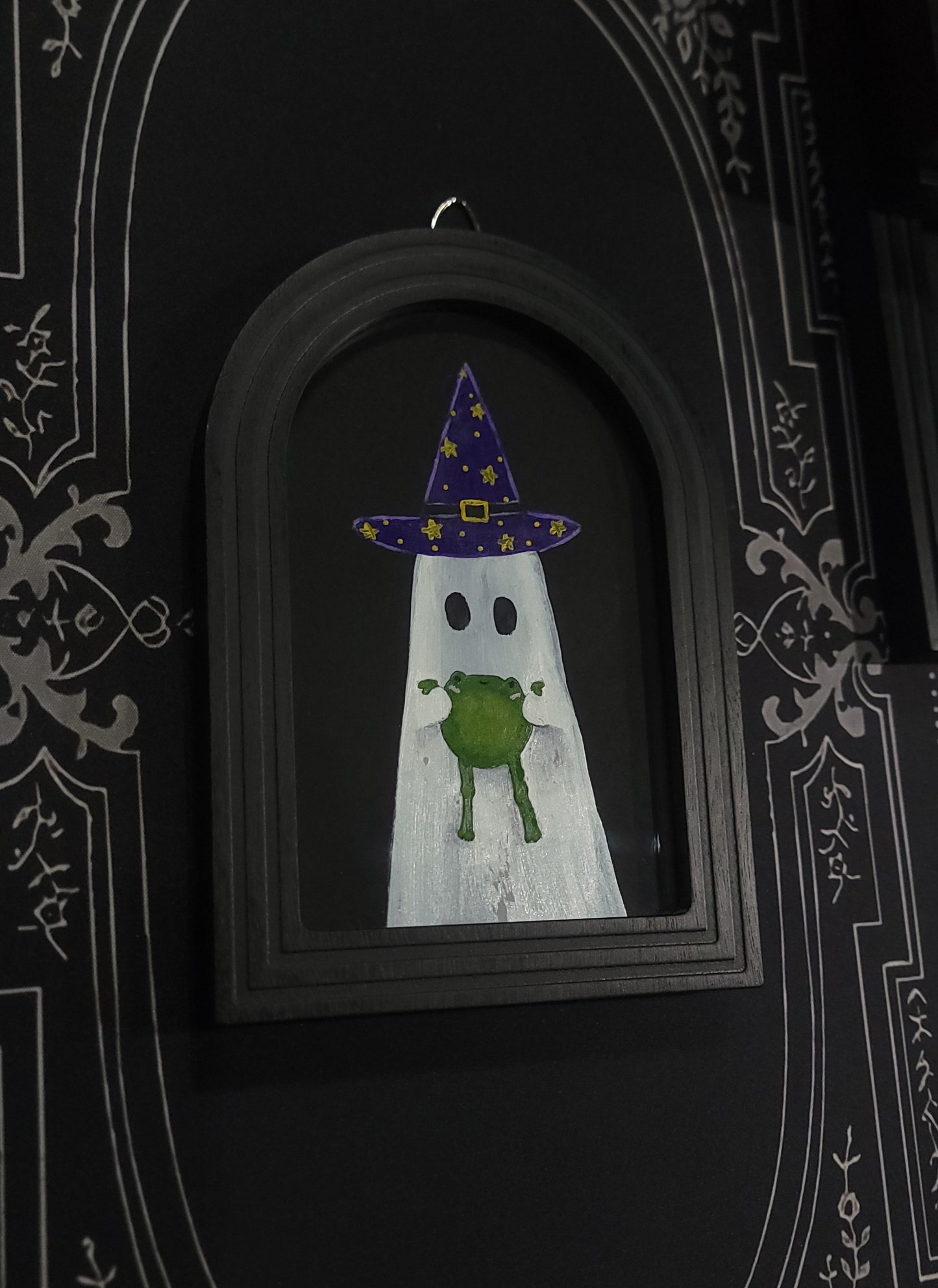 Handmade Mini Ghost paintings by HKR