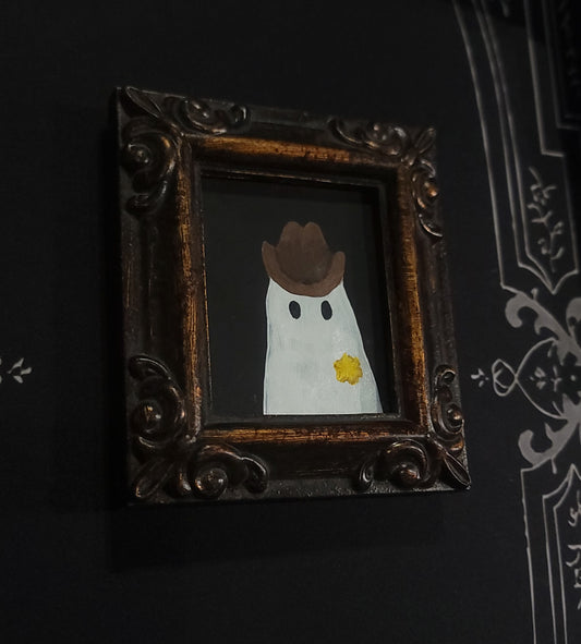 Handmade Mini Ghost paintings by HKR
