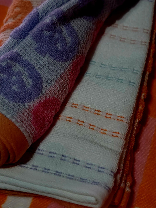 Pumpkin Jack-o-lantern Summerween Kitchen Towels Set of 3