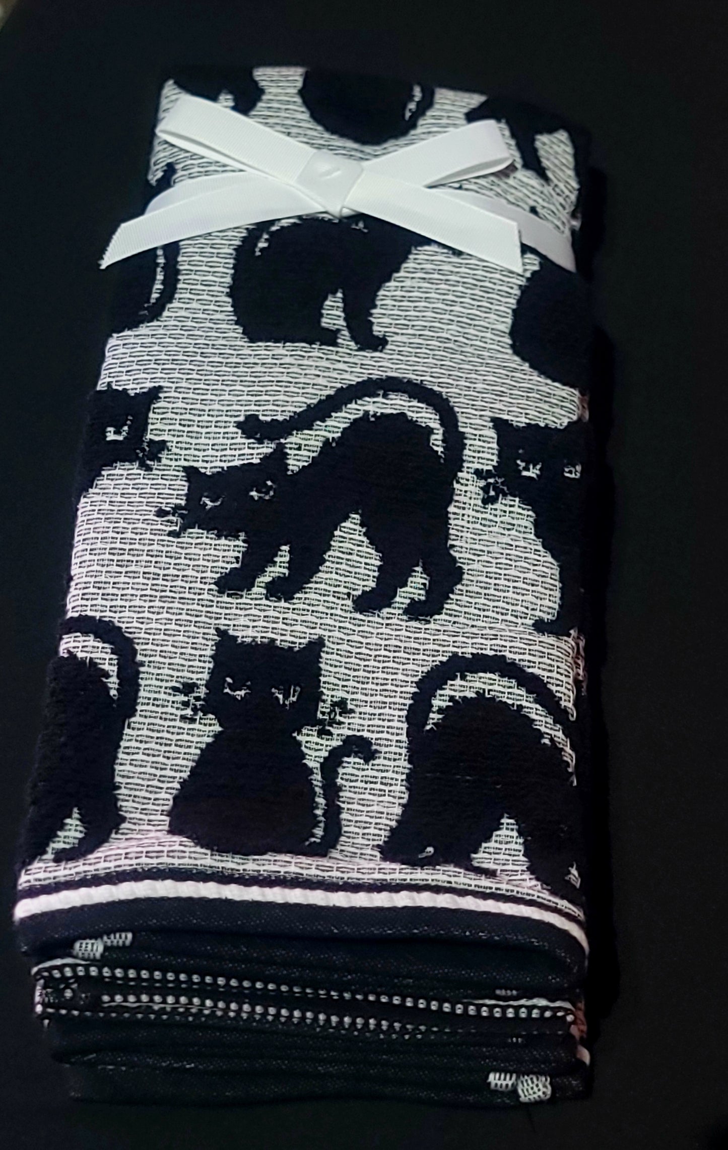 Black Cat Kitchen Towels Set of 3