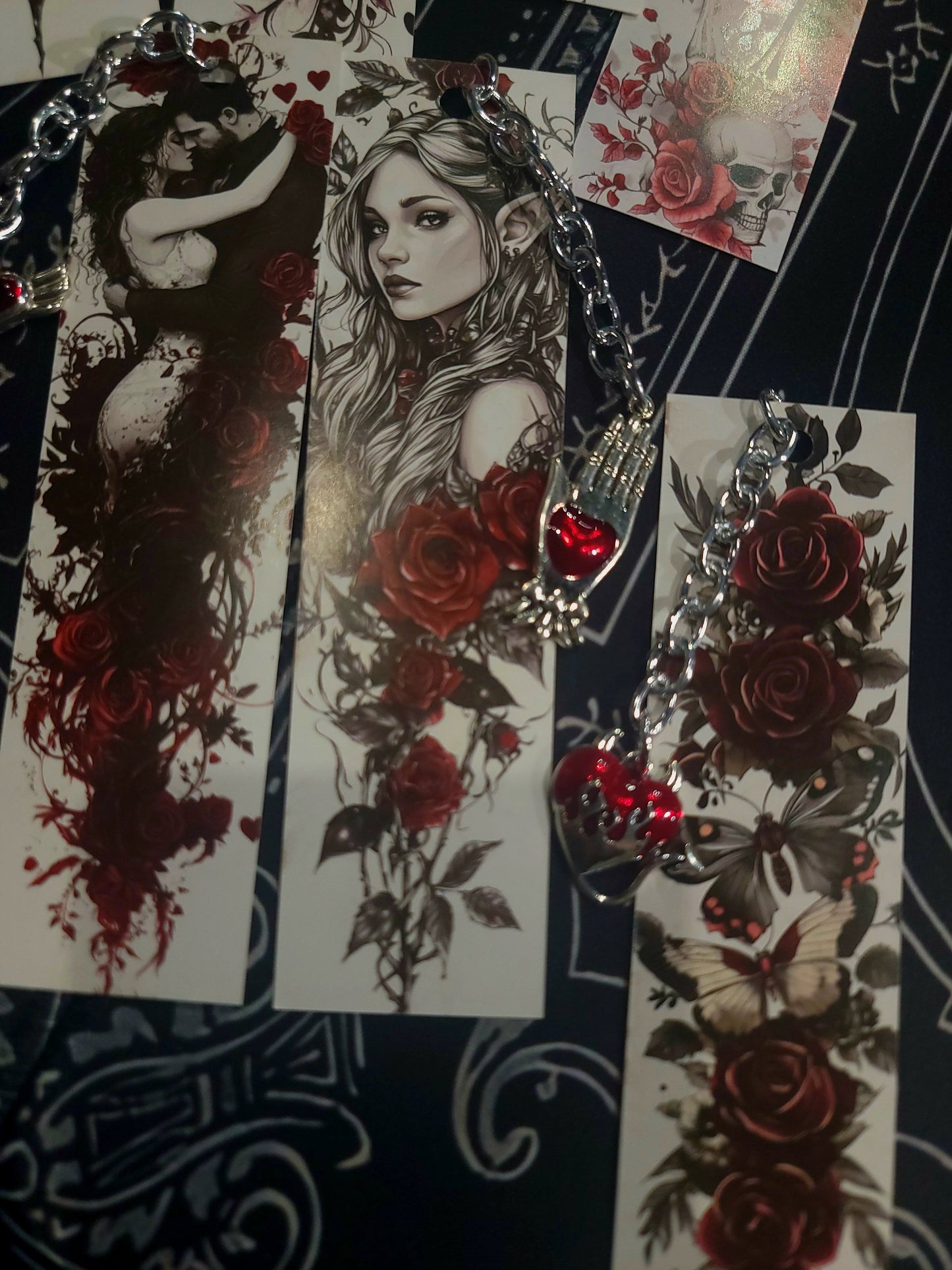Dark Romance with Gothic Charm Bookmark