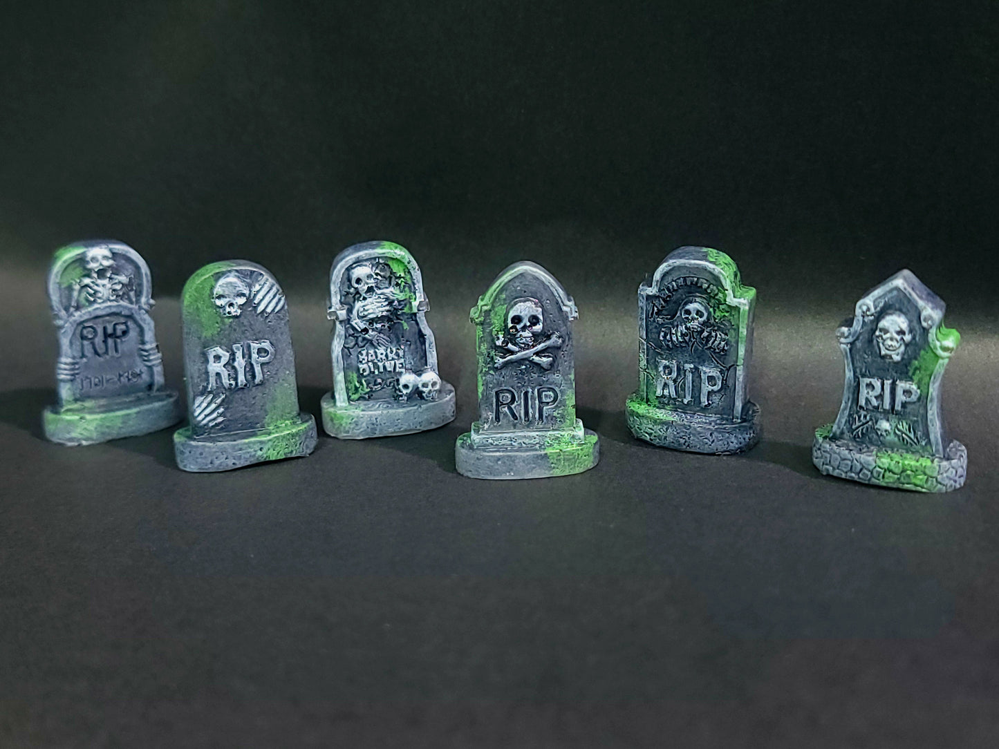 Mini Diorama Tombstone collection set of 6