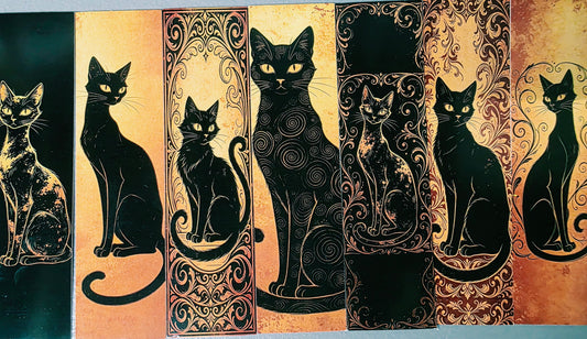 Golden Cat bookmark