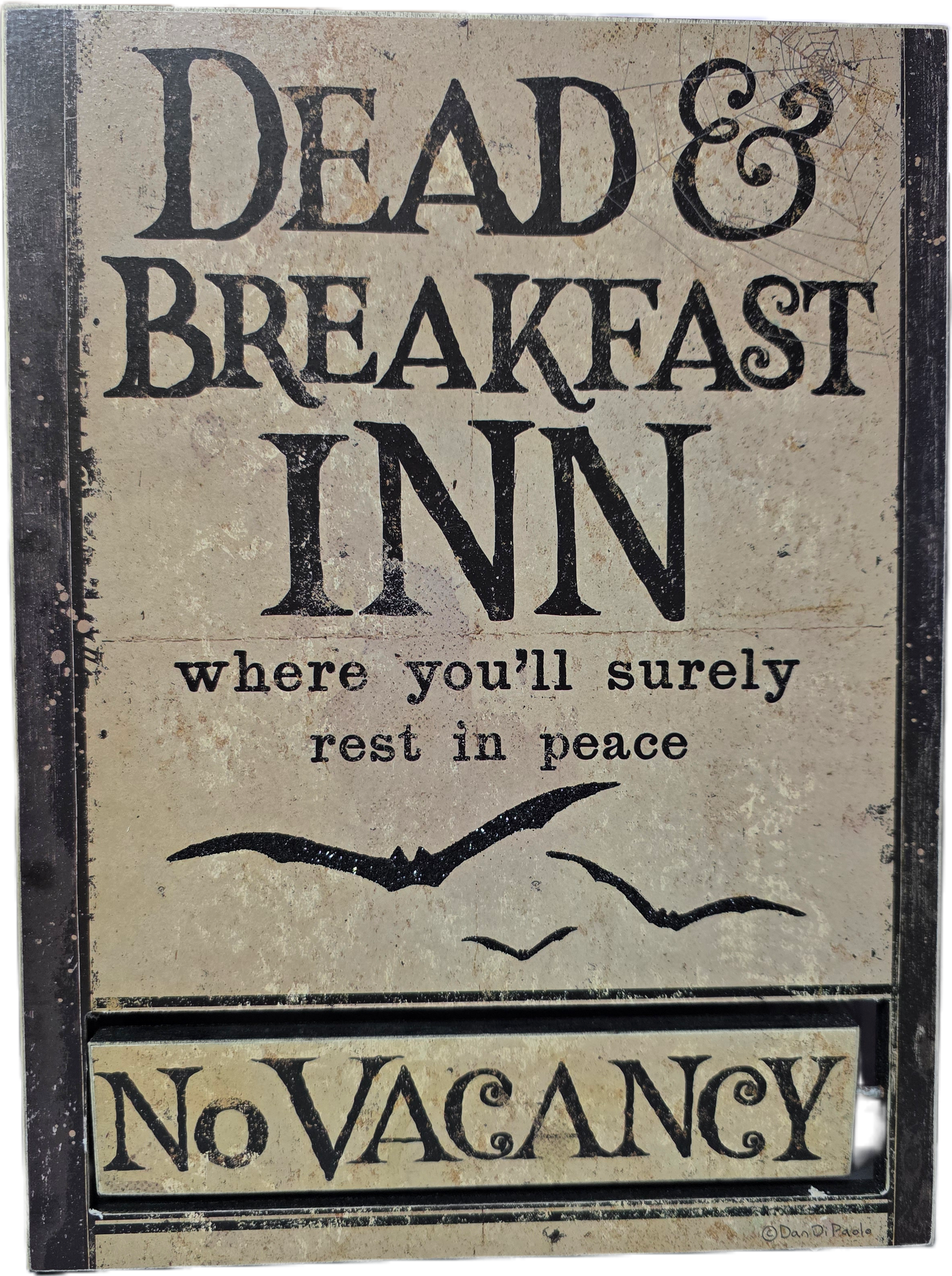 DEAD and Breakfast Vacancy/no Vacancy Wood Sign