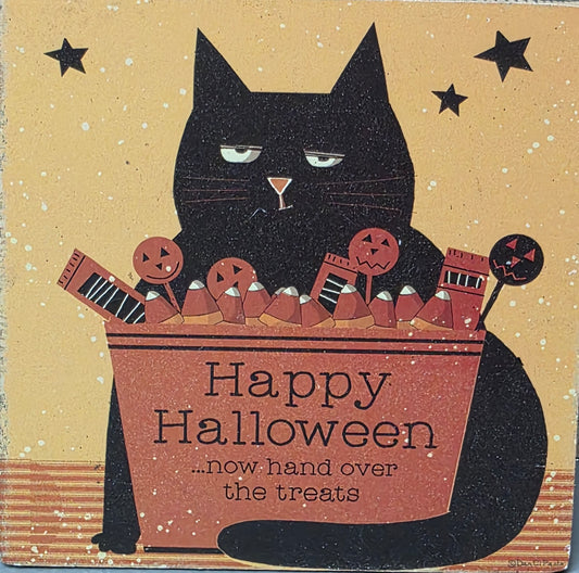 Mini Wood Halloween Signs