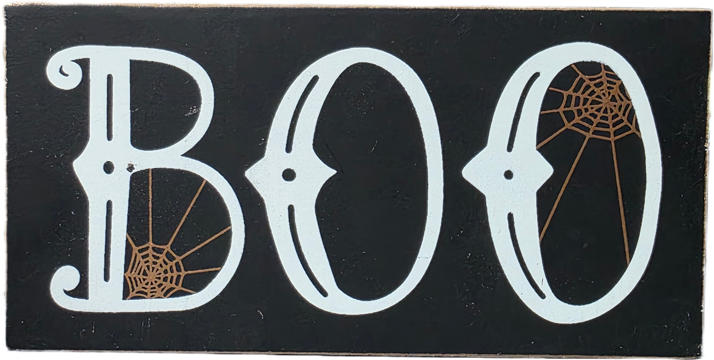 Mini Wood Halloween Signs