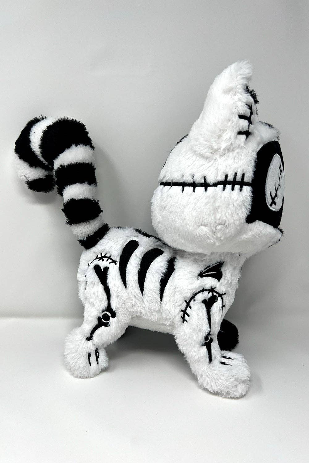 Stitch Kitty Skeleton Cat Plush Toy