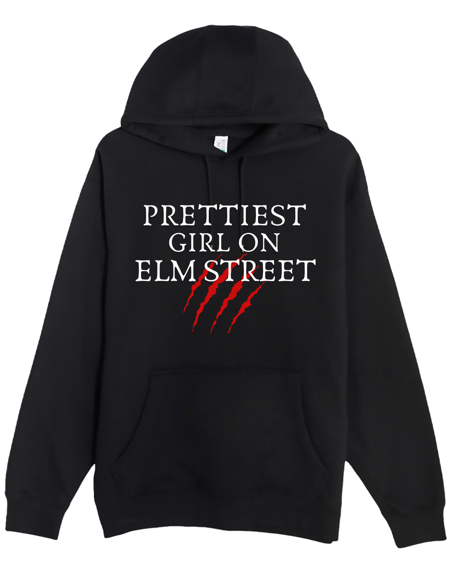 New Prettiest Girl on Elm Street Halloween Custom Black Hoodie Sweatshirt Pullover
