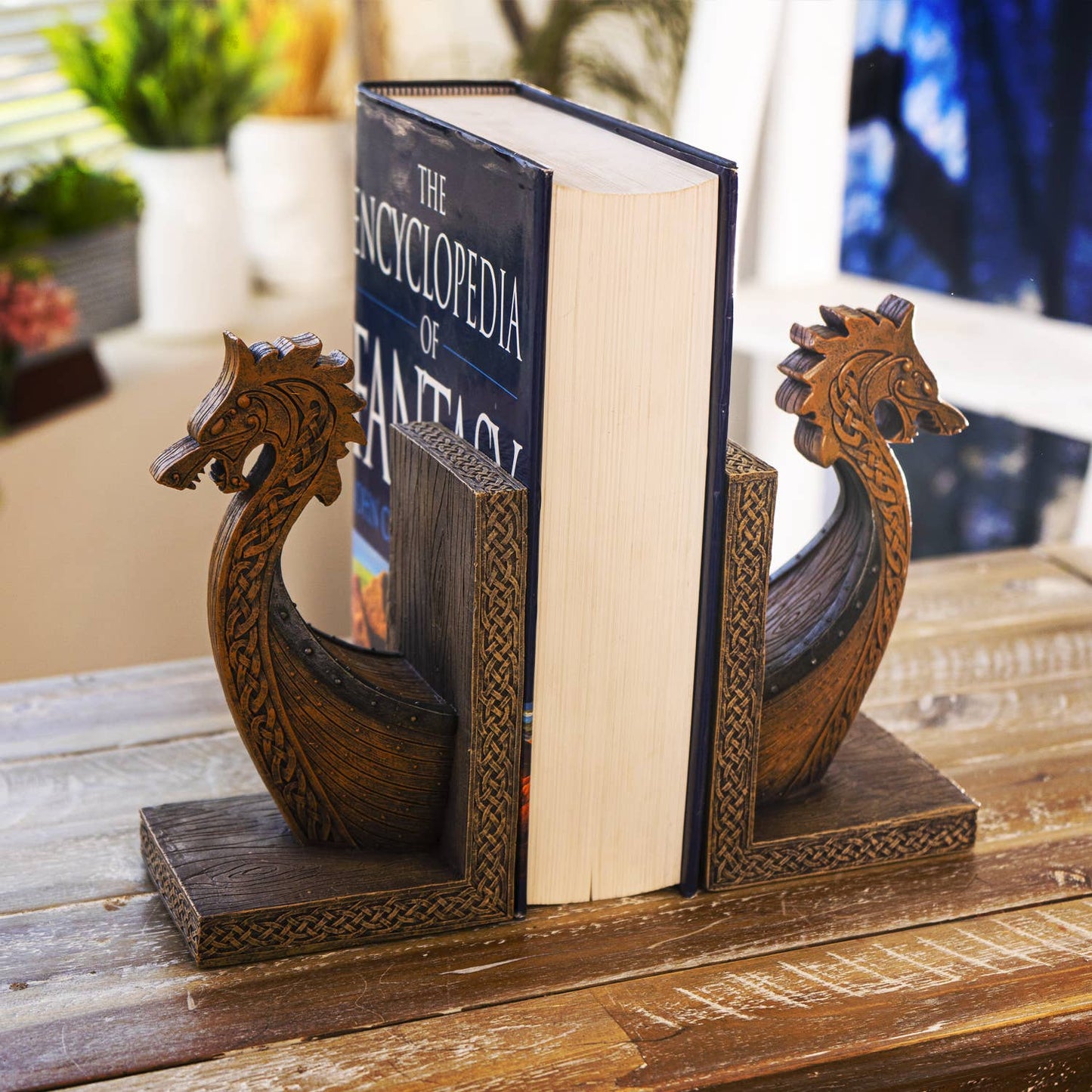 Viking Ship Bookends