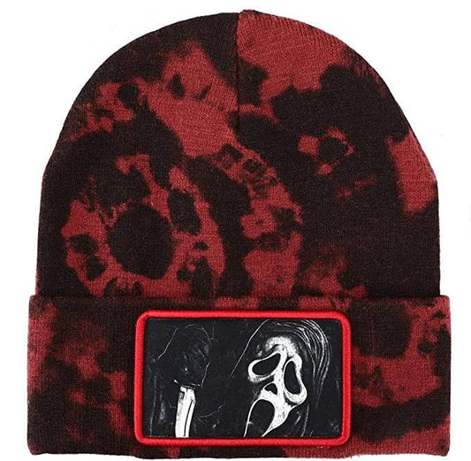 GhostFace Sublimated Patch Washed Beanie