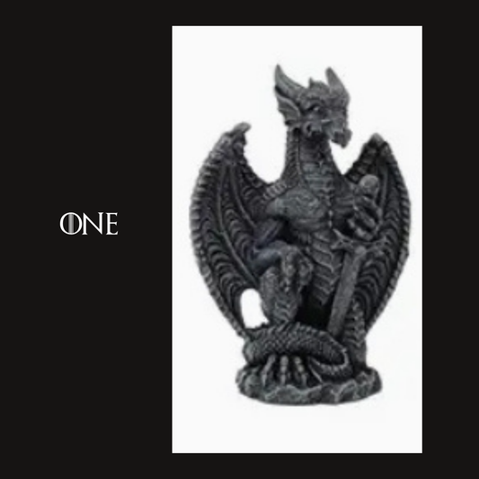Medieval Dragon Statue Figurine