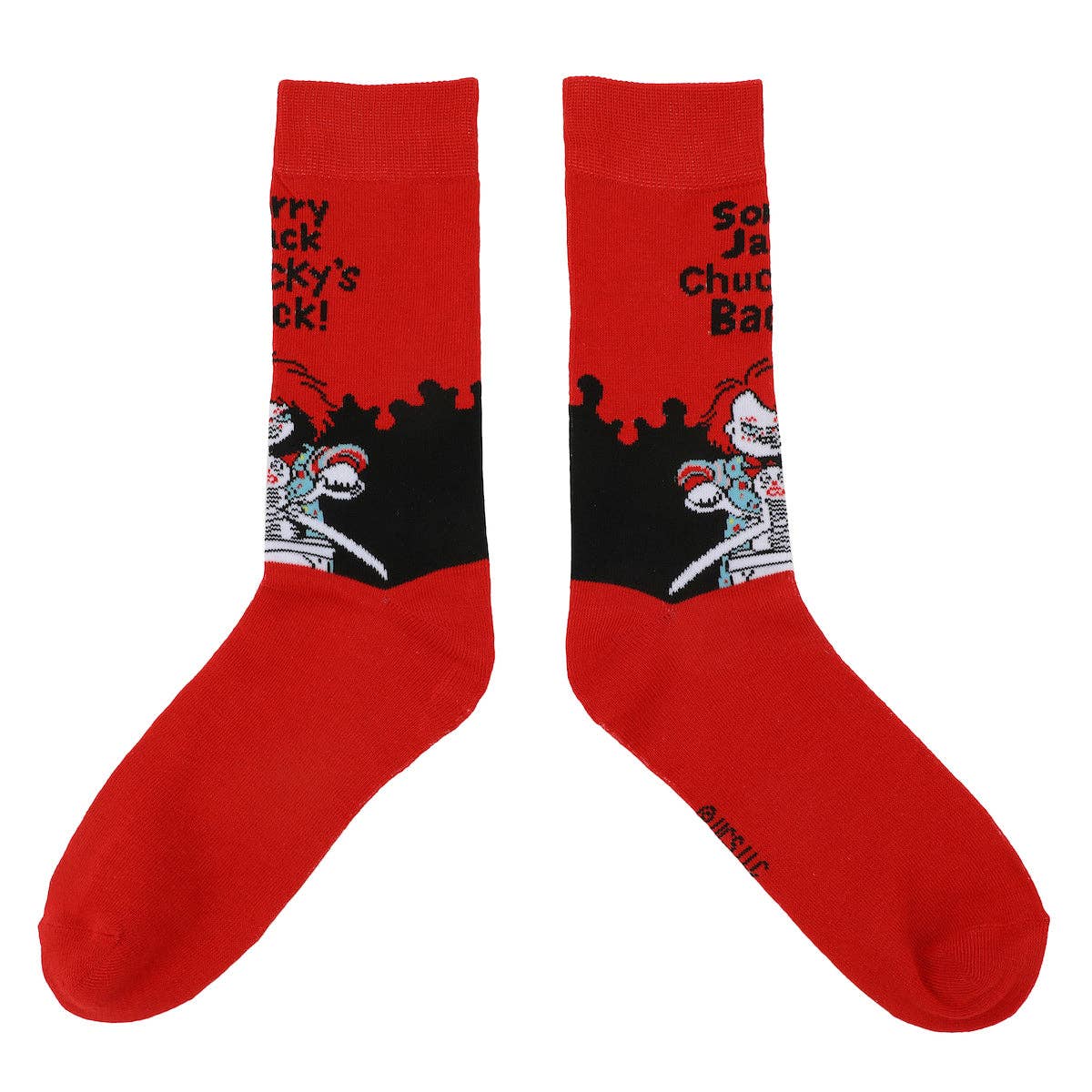 Chucky Men's Horror Character Casual Crew Socks, 5-Pair Set