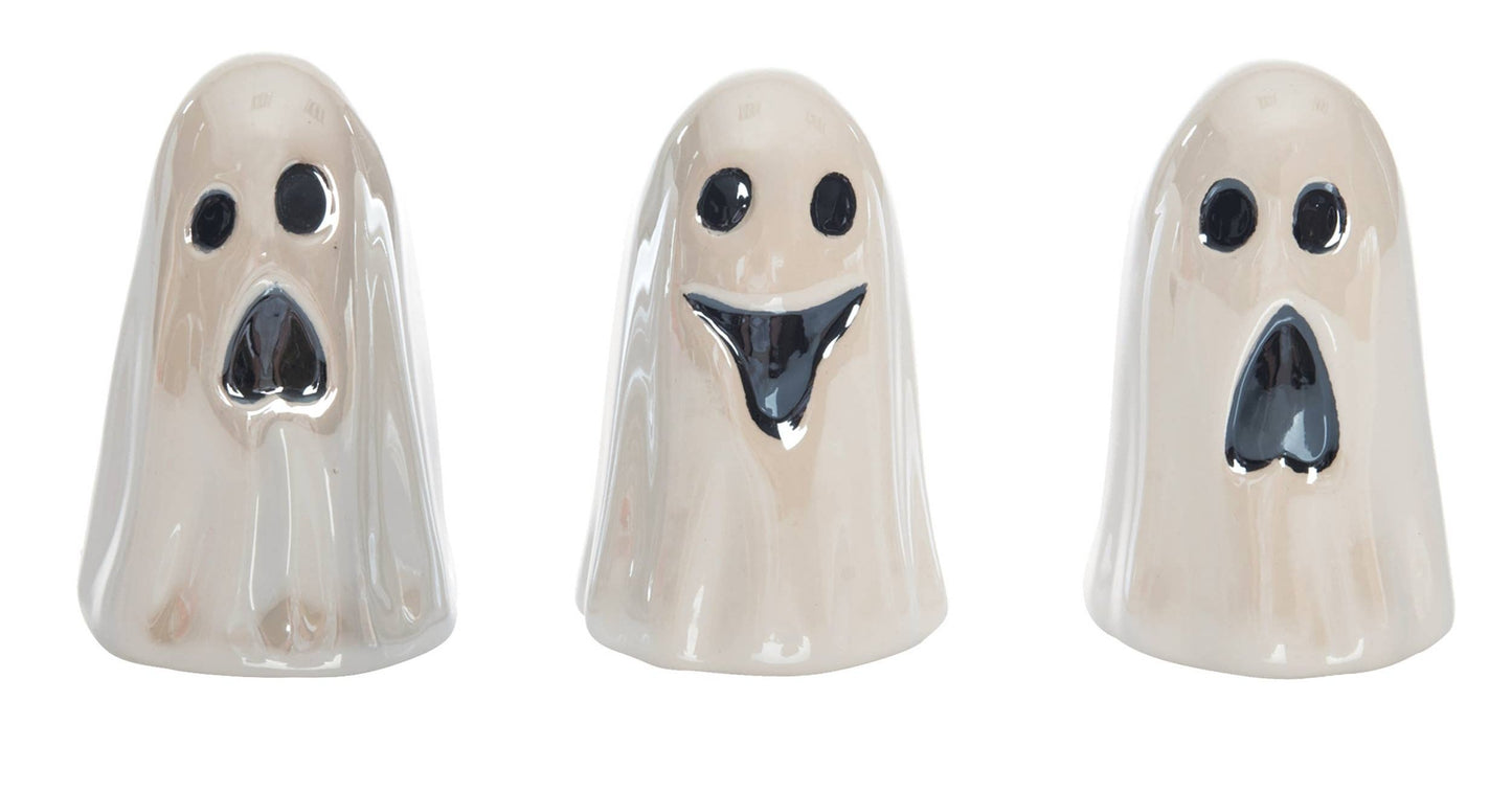 Pearlescent Ghost Figurines