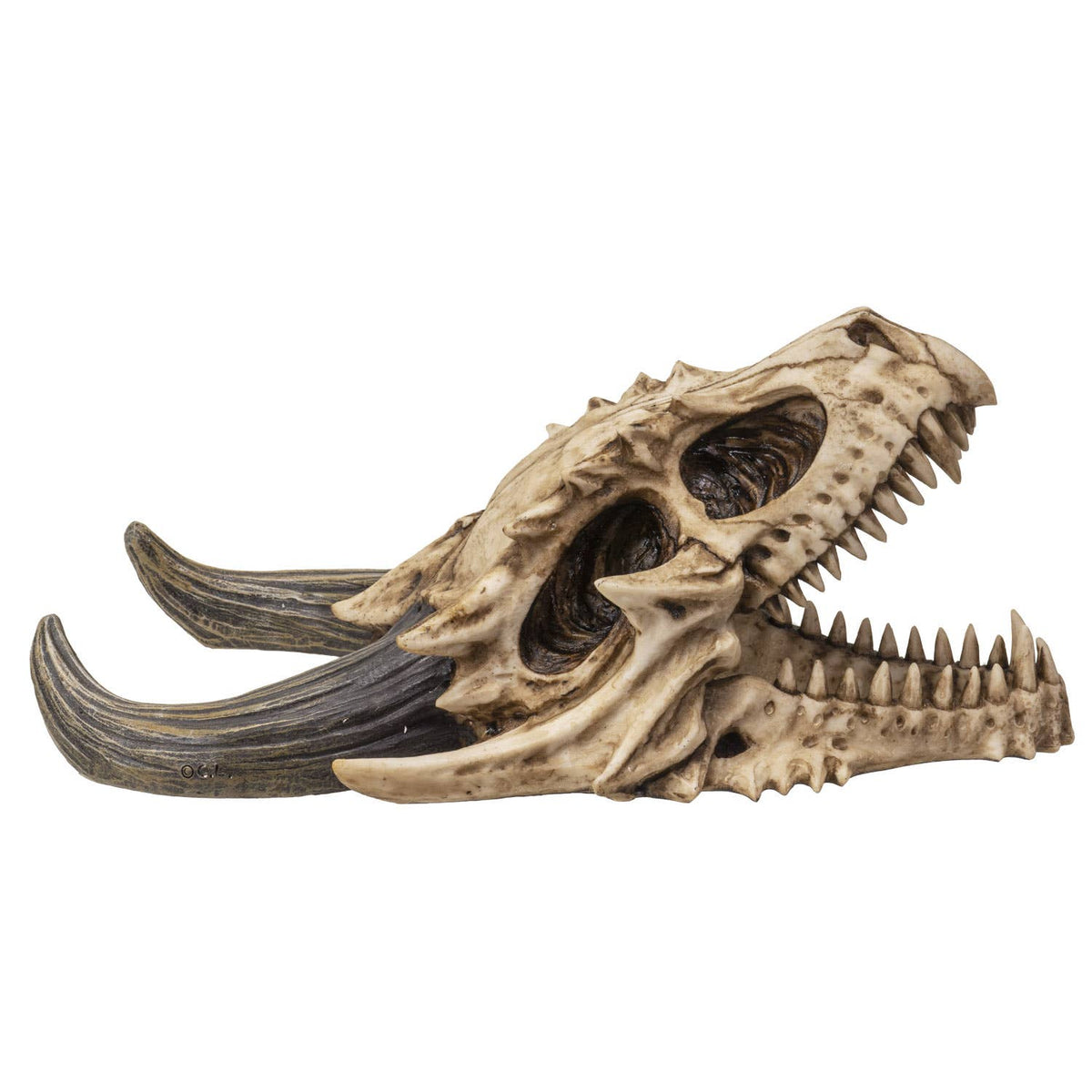 Wall-Mountable Dragon Skull – Cold Cast Resin Gothic Decor