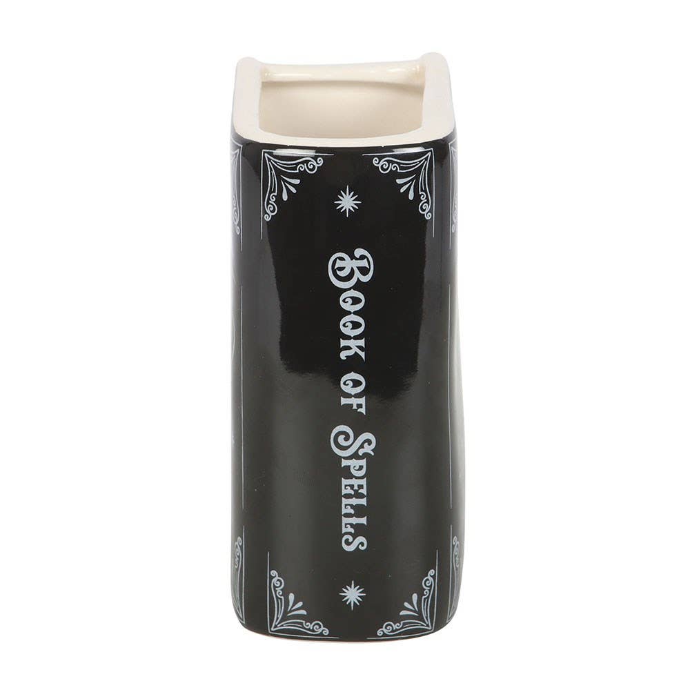 Book of Spells Book Shaped Ceramic Vase Plant Pot