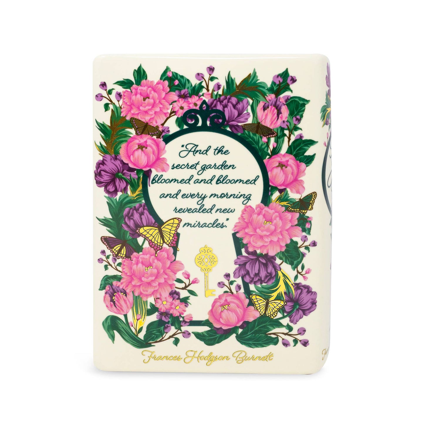 Large Book Shaped Vase, The Secret Garden 2