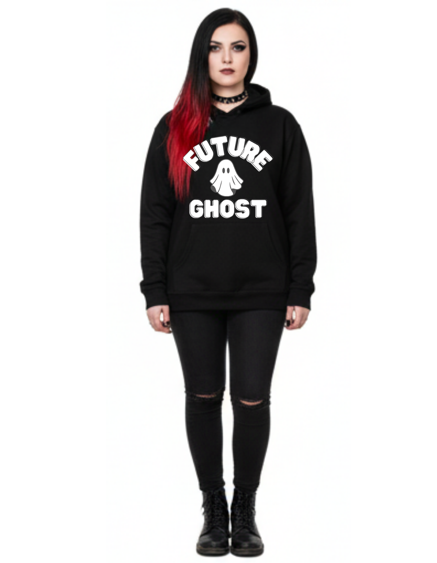 Future Ghost Custom Black Hoodie Sweatshirt Pullover