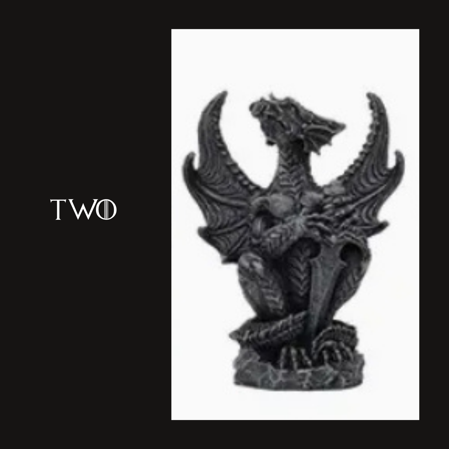 Medieval Dragon Statue Figurine