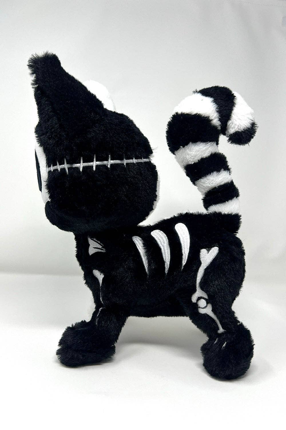 Stitch Kitty Skeleton Cat Plush Toy