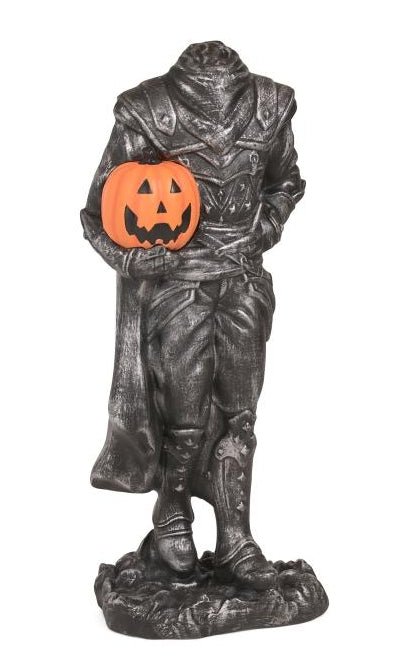 4-Foot Headless Horseman Halloween Statue, Outdoor-Safe LED Decor Home Decor - Gothic & Alternative Gift - Haunted
