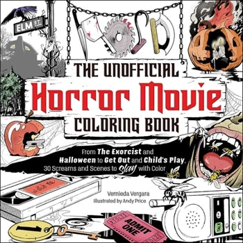 The unoffical Horror Movie Adult Coloring Book