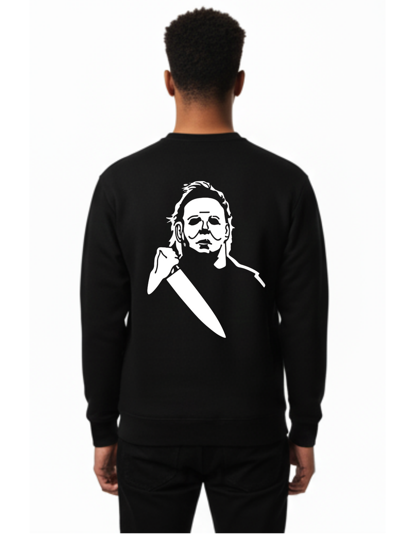 New Michael Myers Halloween Custom Black Hoodie Sweatshirt Pullover