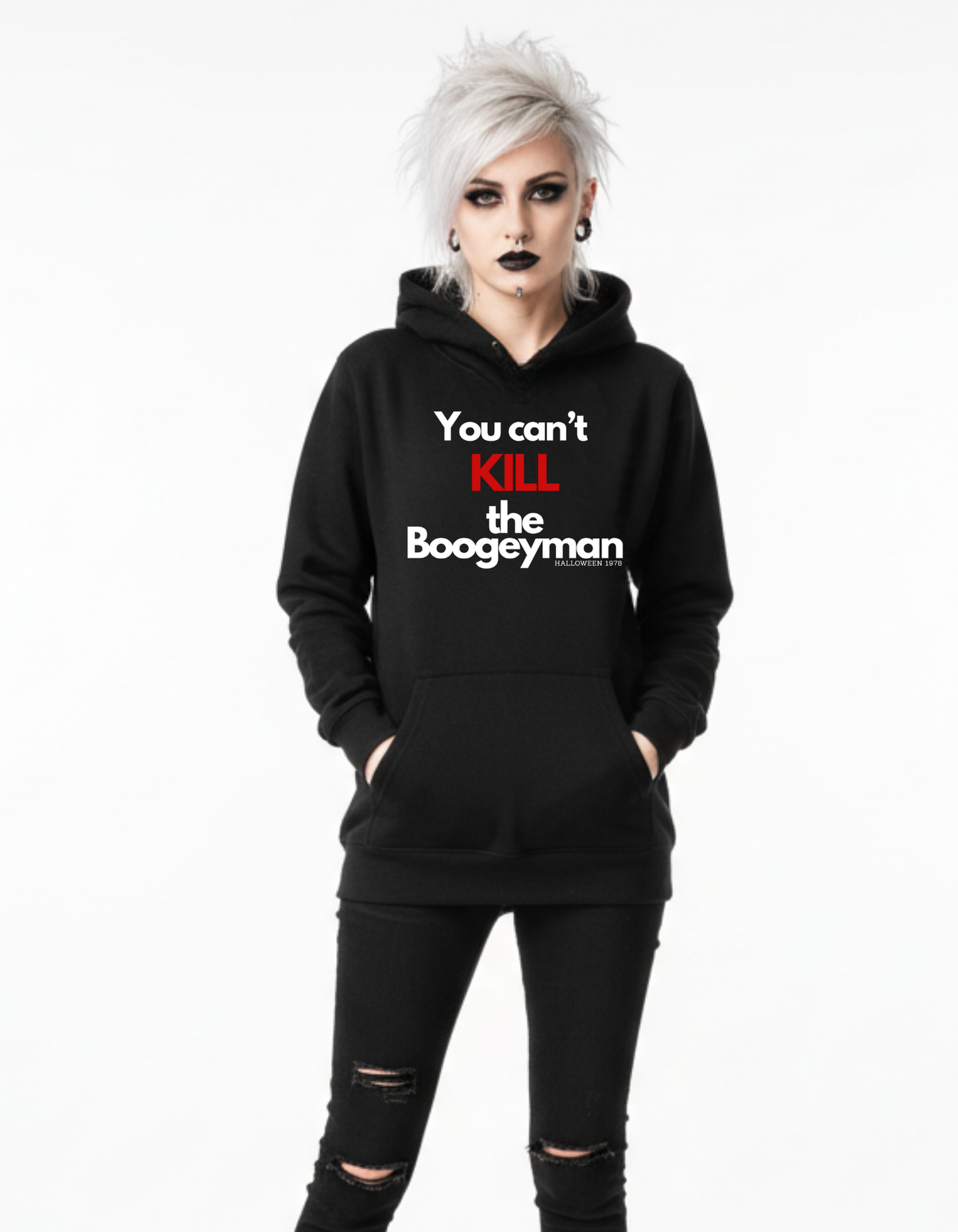 New Michael Myers Halloween Custom Black Hoodie Sweatshirt Pullover