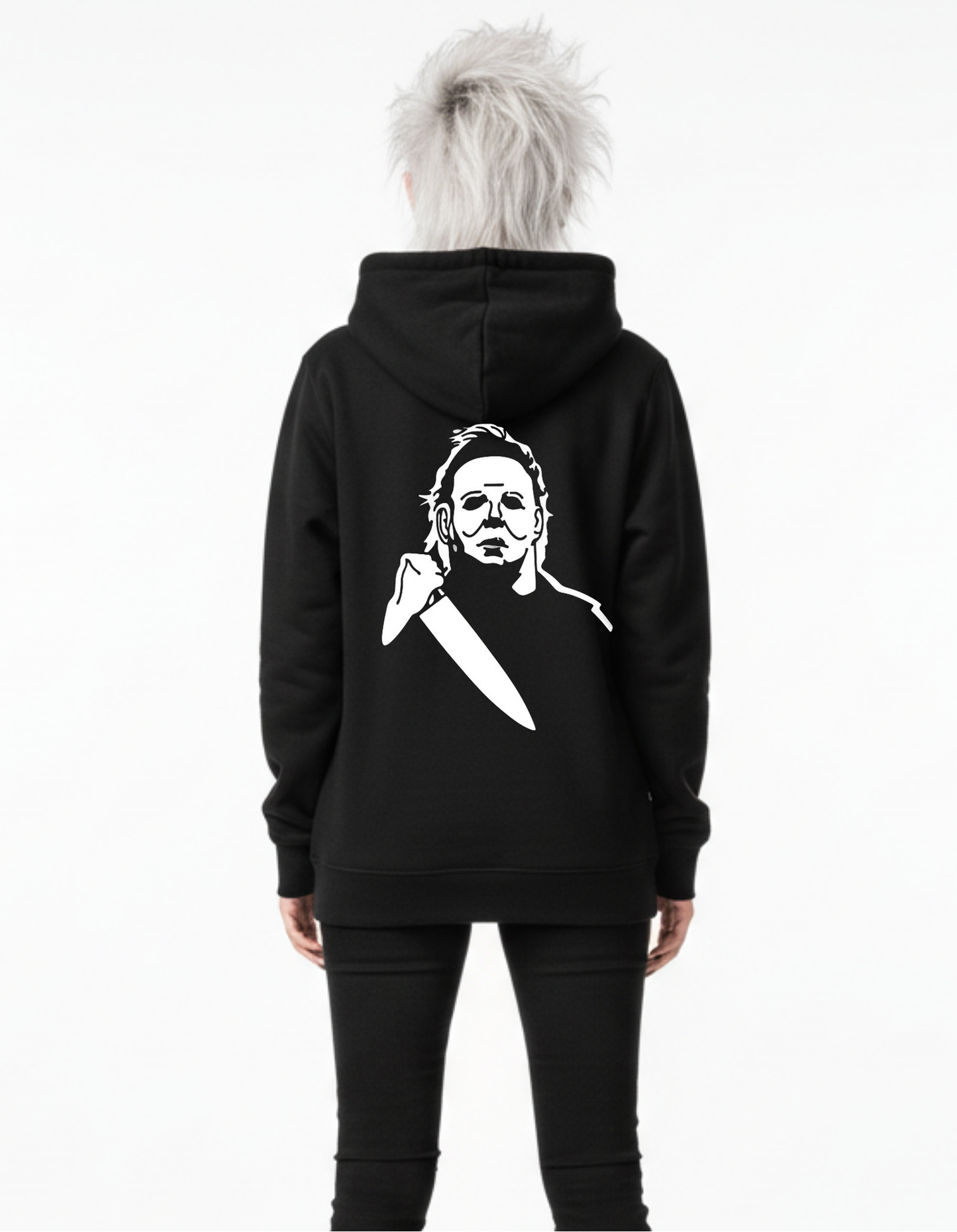 New Michael Myers Halloween Custom Black Hoodie Sweatshirt Pullover
