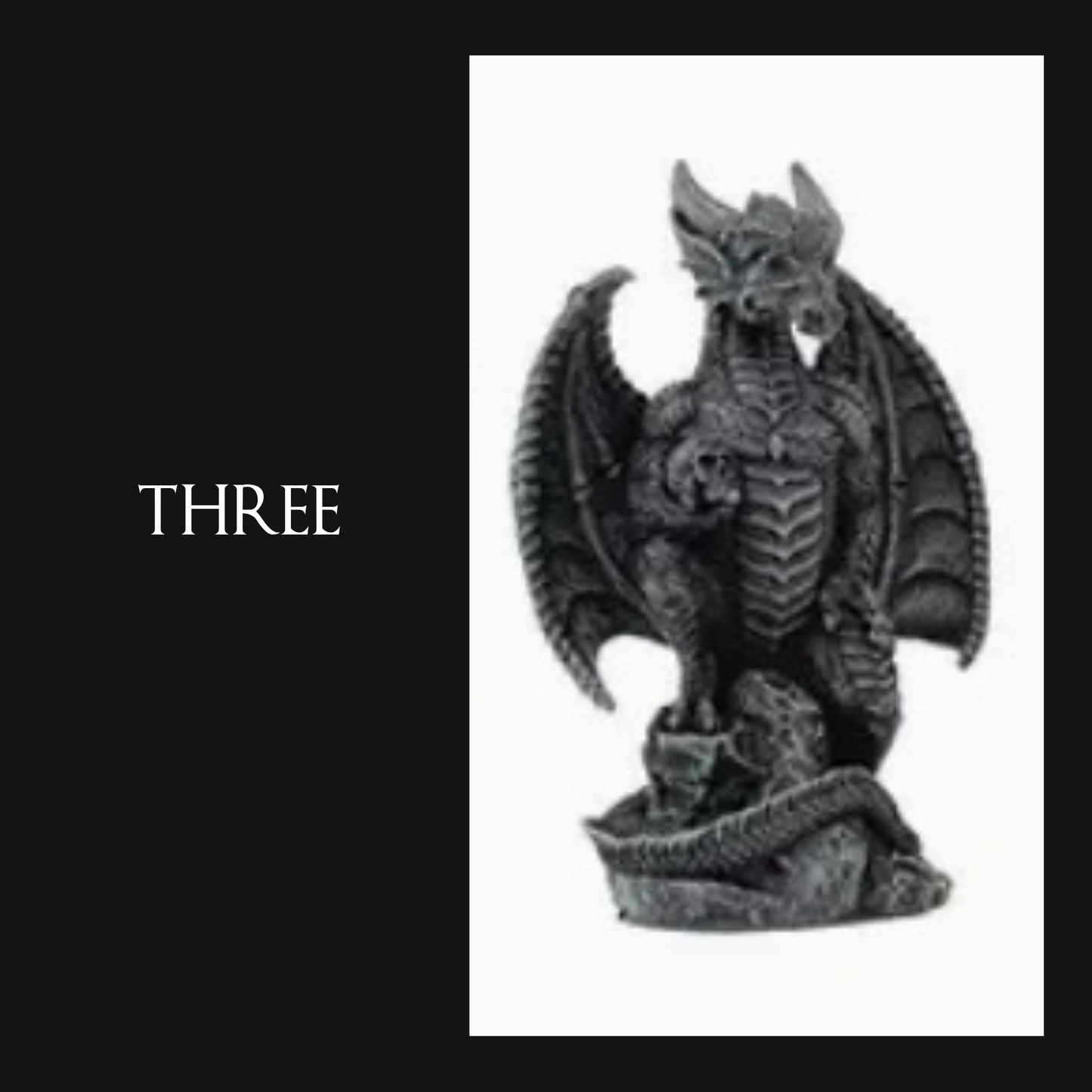 Medieval Dragon Statue Figurine