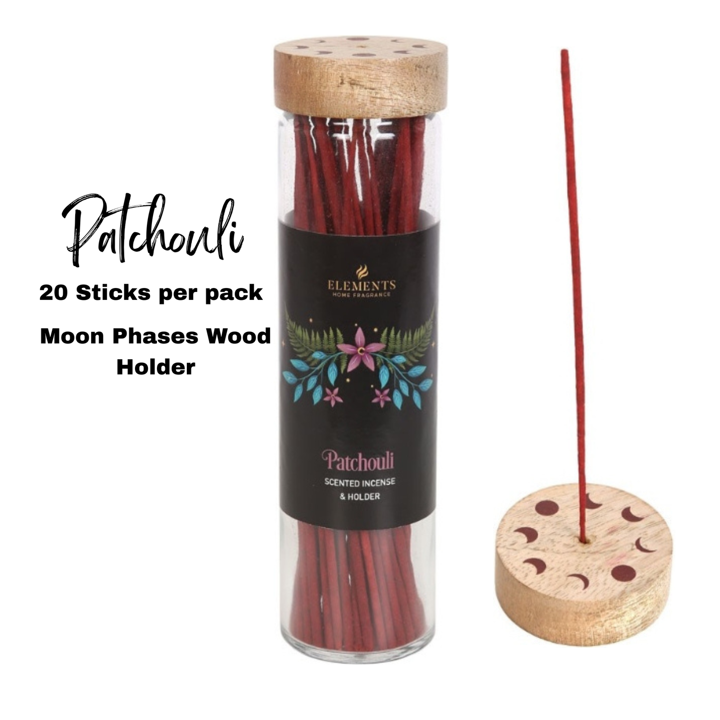 Dark Forest Incense Sticks with holder White Sage, Wild berry, Honey, Patchouli