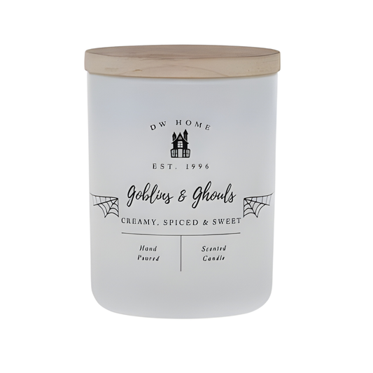 Goblins & Ghouls-Mini Glass Candle creamy, spiced and & sweet