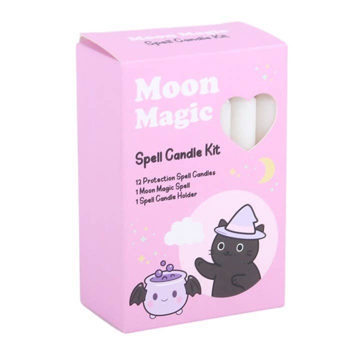 Moon Magic Gothic Halloween Spell Candle Kit
