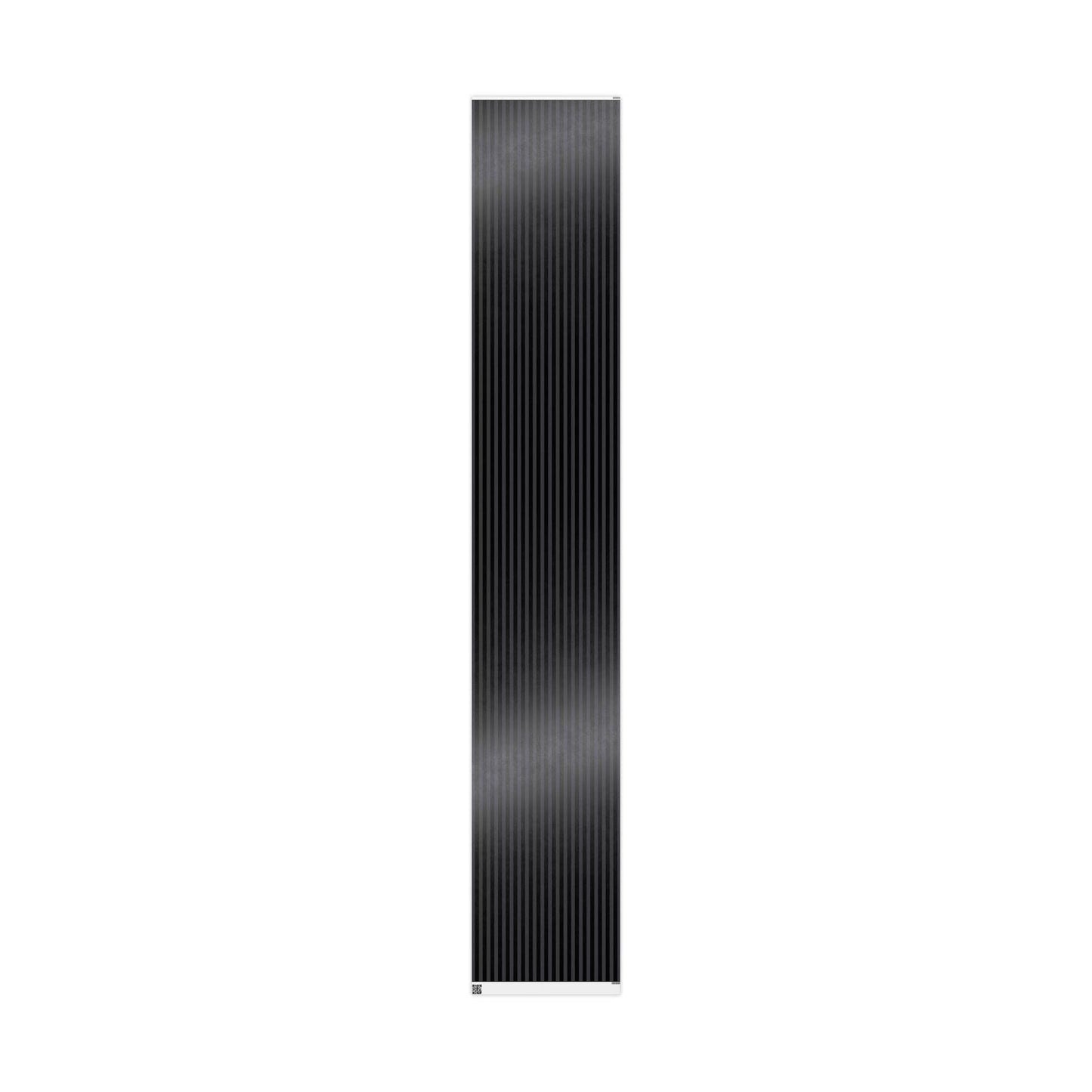 Nevermore Black and Grey Striped Spooky Gift Wrapping Paper Roll