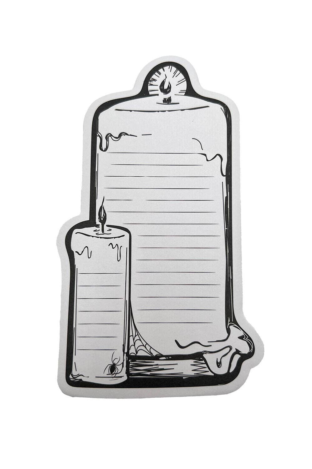 Hallowed Flame Candle Sticky Notes