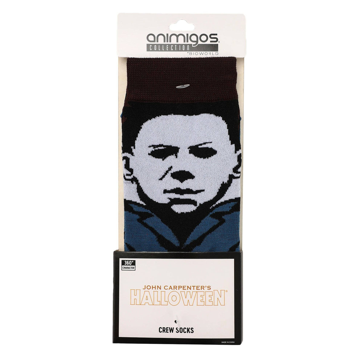 Halloween Michael Myers 360 Character Men's Casual Crew Socks