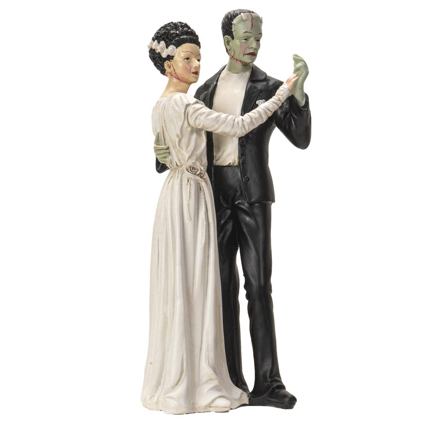 Frankenstein and Bride Dancing Statue