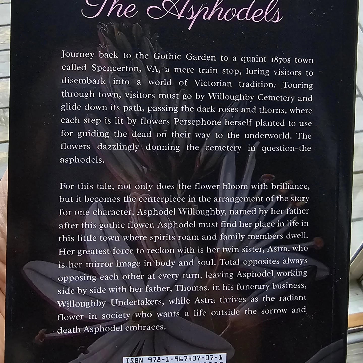 The Asphodels by Carmen Bouldin – Author Signed Paperback