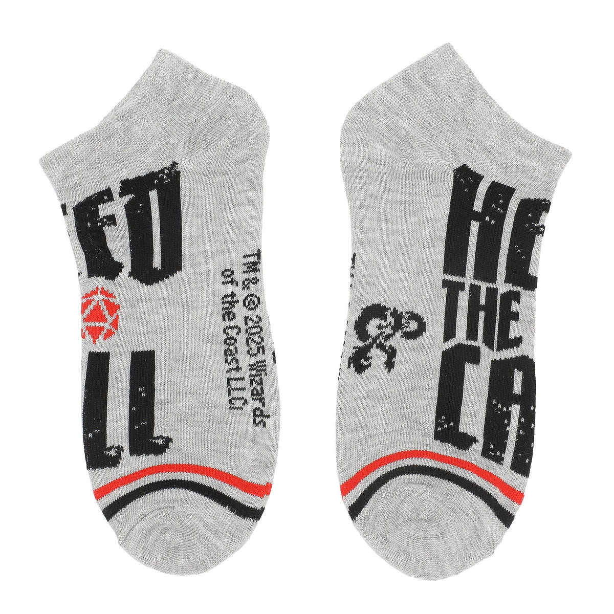 Dungeons & Dragons Women's Logo & Dice Ankle Socks, 5-Pack