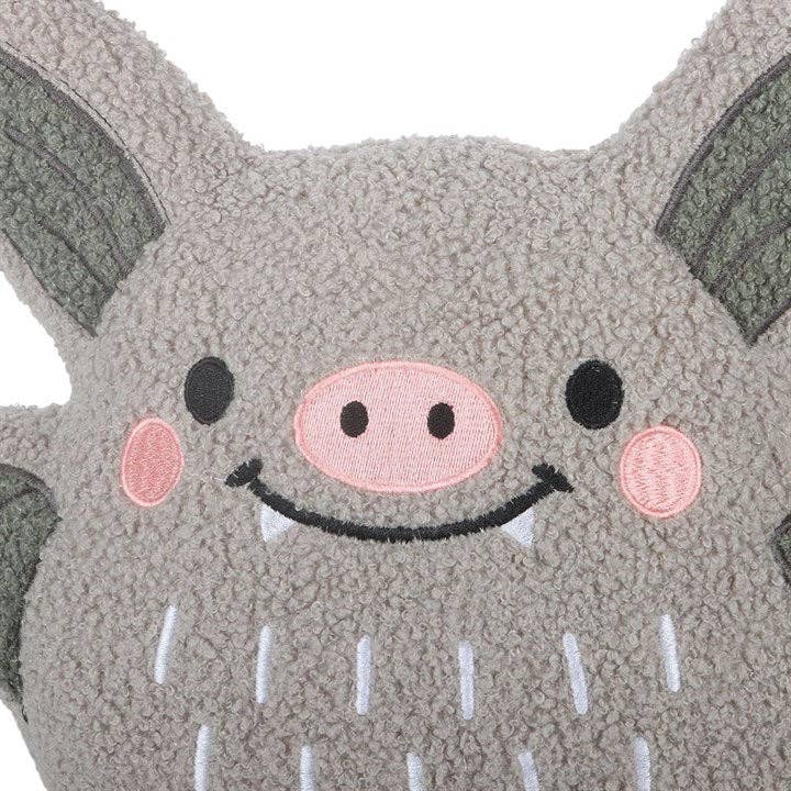 Cute Bat Halloween Boucle Cushion