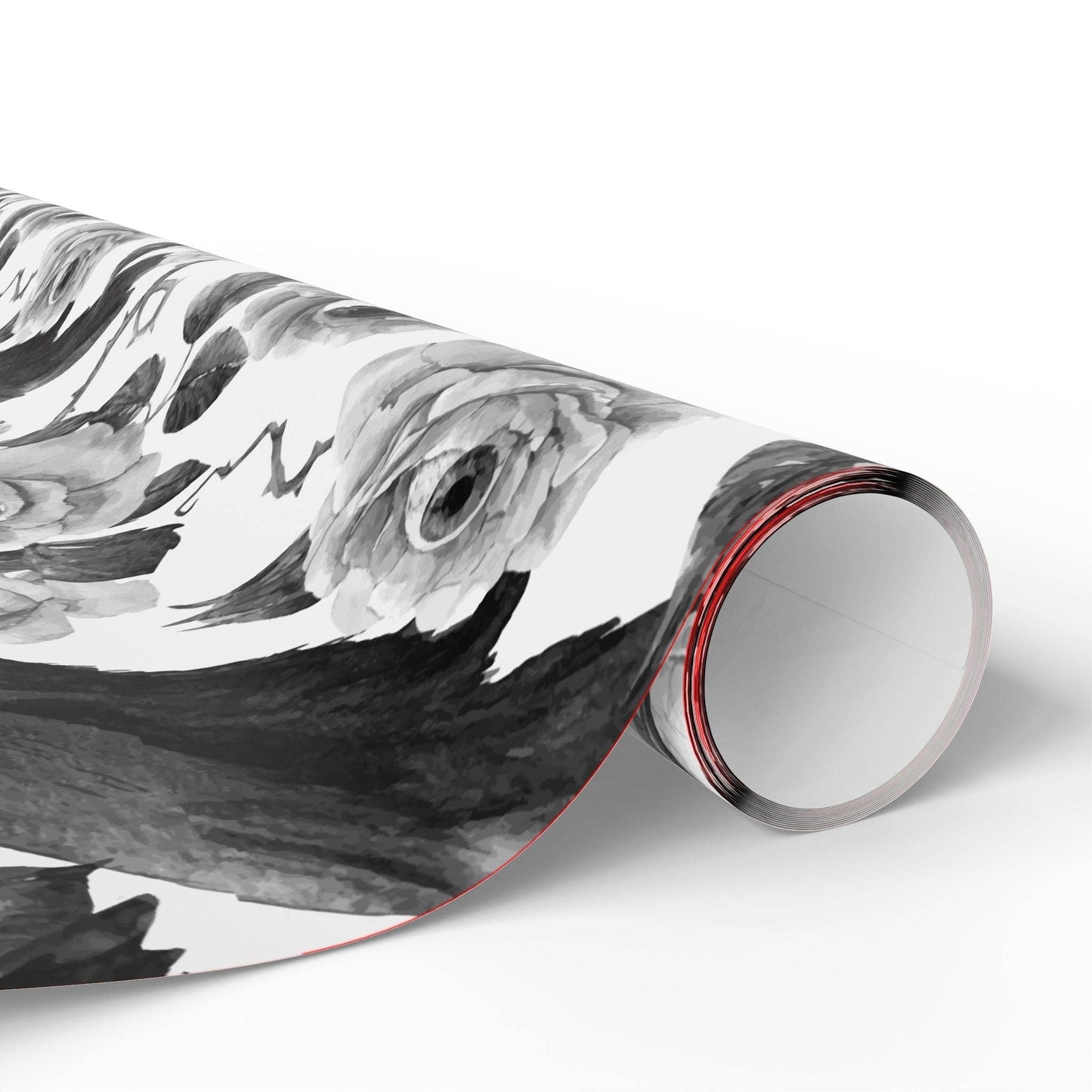 Watchful Eyeball and Raven Spooky Gift Wrapping Paper Roll