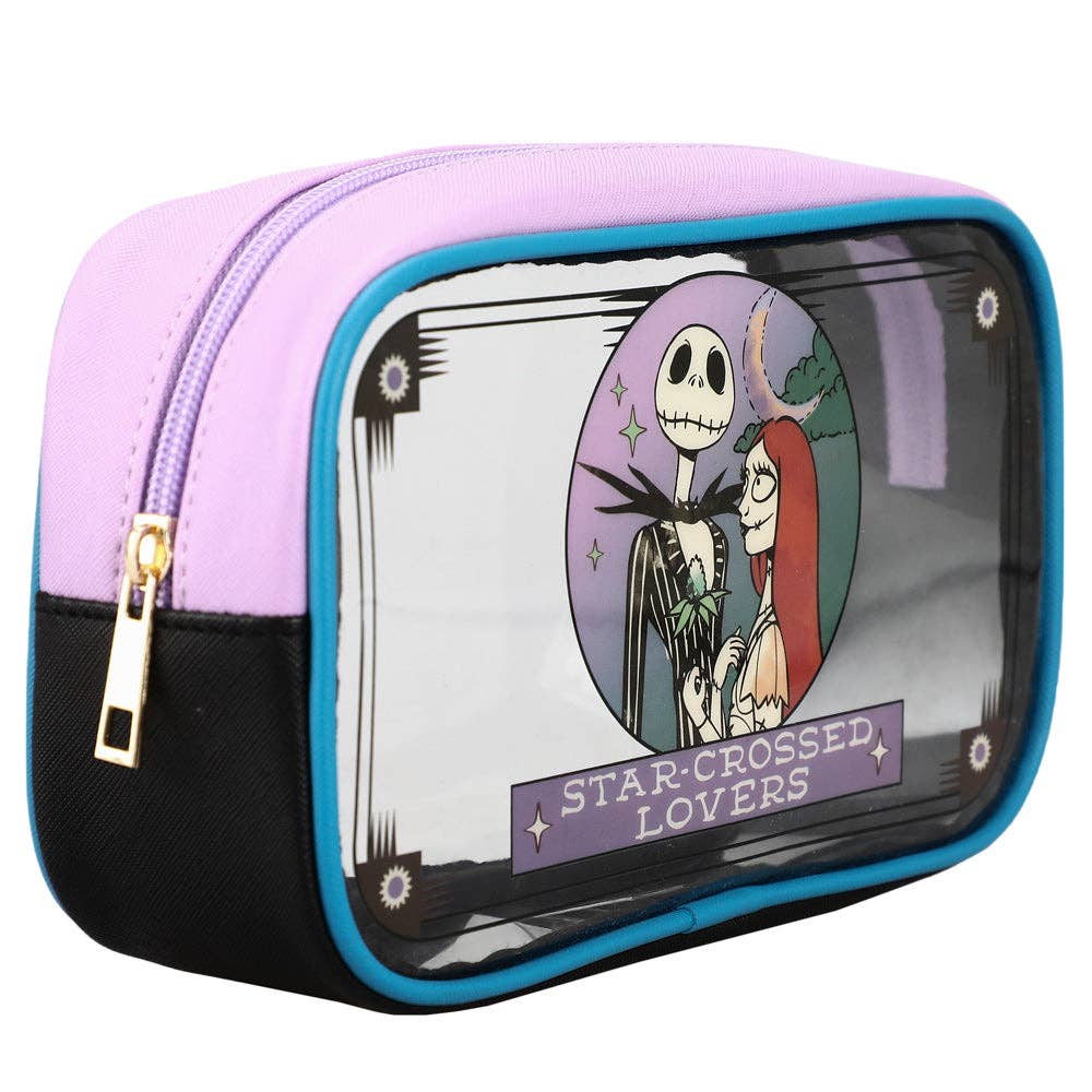 Disney Nightmare Before Christmas 3-Piece Makeup & Toiletry Bag Set