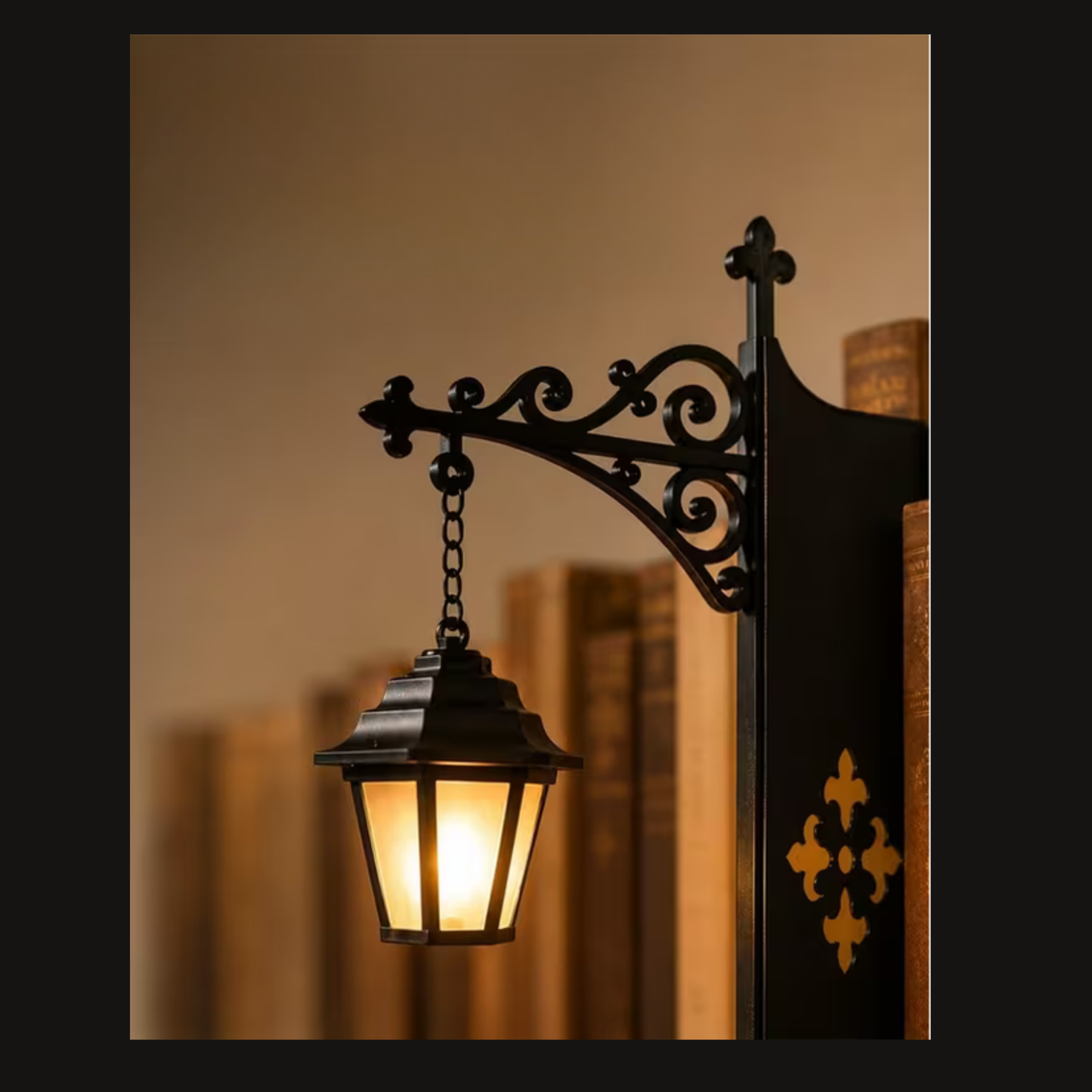 Book Shelf Lantern Lamp BookEnd