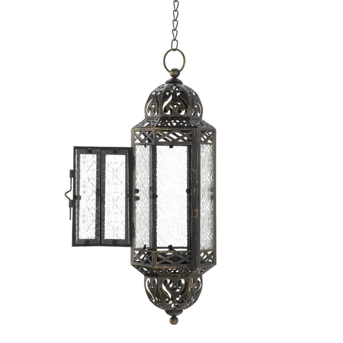 Clear Hanging Candle Lantern