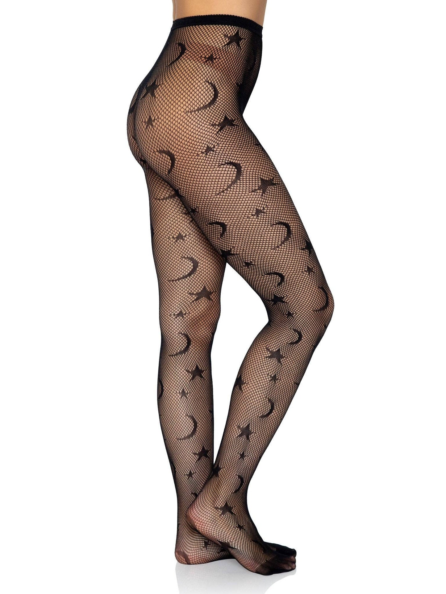 Celestial Fishnet Tights Gothic Witch