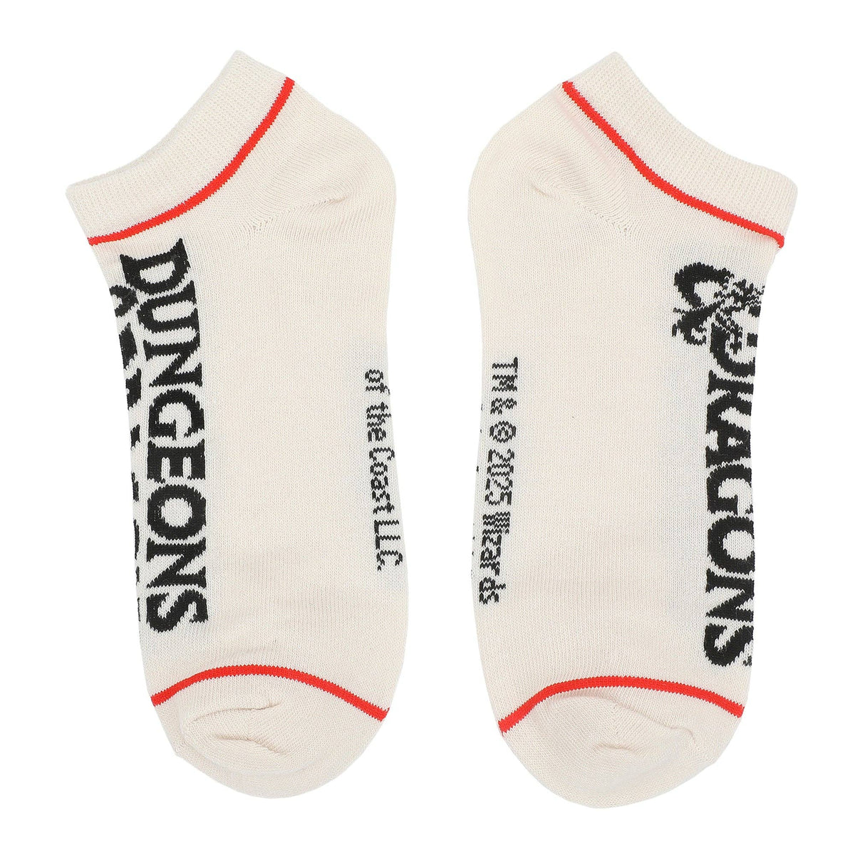 Dungeons & Dragons Women's Logo & Dice Ankle Socks, 5-Pack