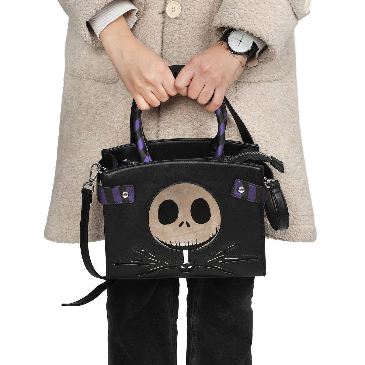 Nightmare Before Christmas Jack Skellington Black Purse & Crossbody Bag