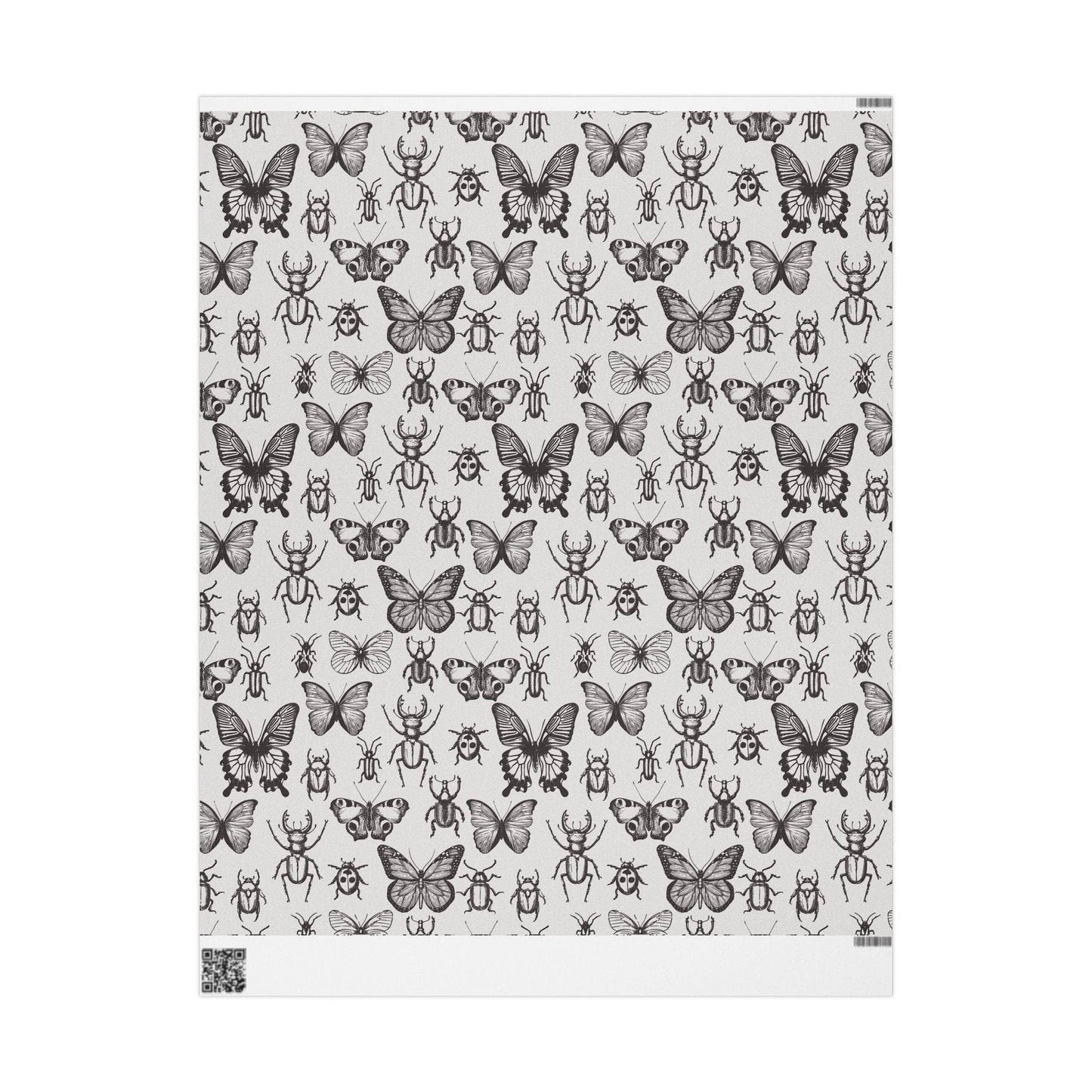 Insects, Bugs Specimen Study Gift Wrap 6 Foot Roll Wrapping Paper