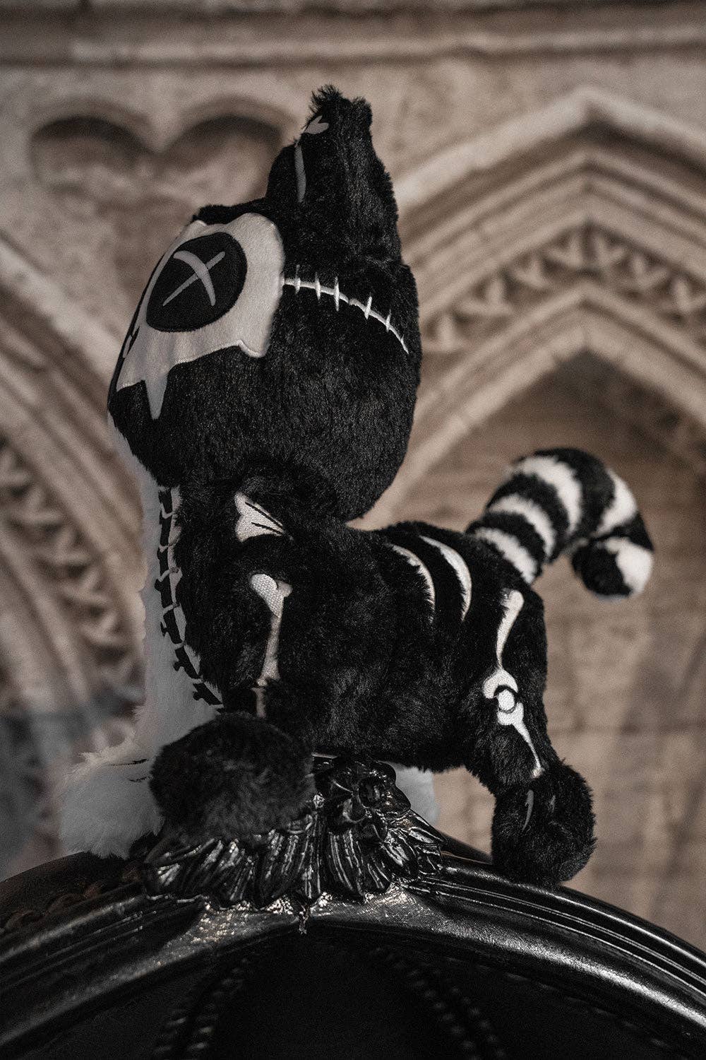 Stitch Kitty Skeleton Cat Plush Toy