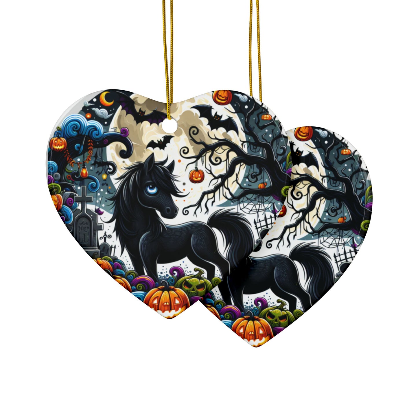 Dark Horse ceramic ornament