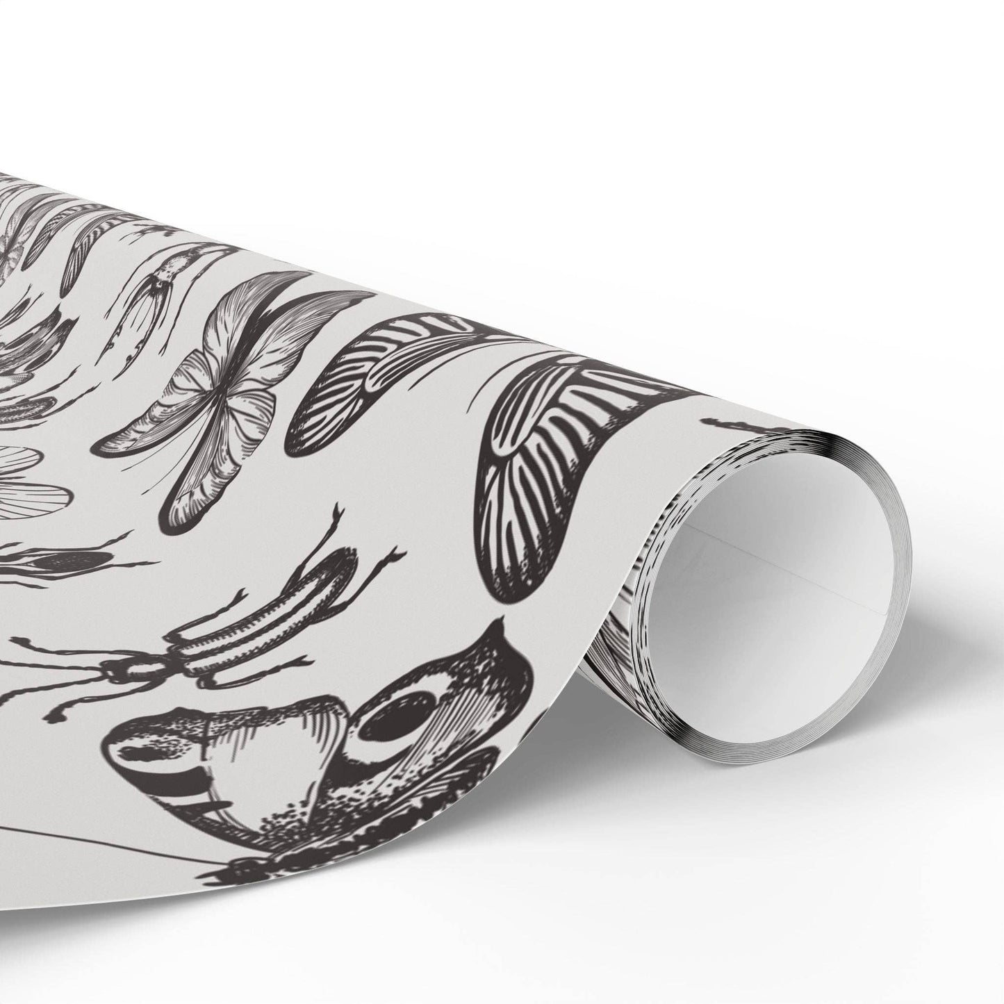Insects, Bugs Specimen Study Gift Wrap 6 Foot Roll Wrapping Paper